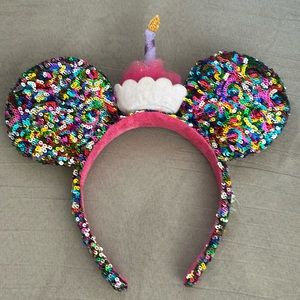Festive Minnie/Mickey Birthday Ears!